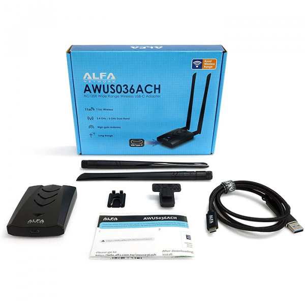 Wi-Fi USB адаптер Alfa Network AWUS036ACH v2